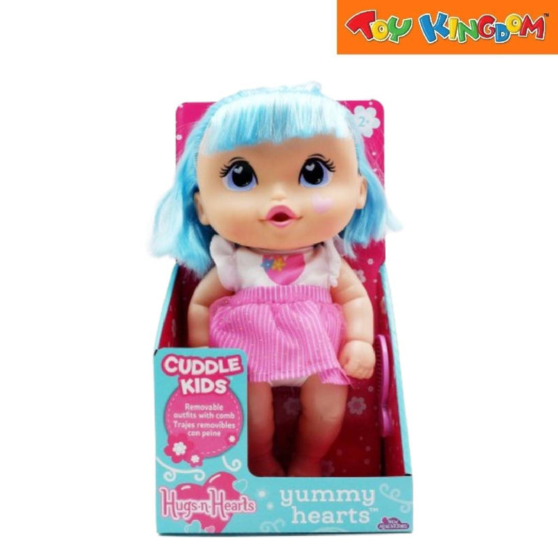 New Adventures Blue Hair With Pink White Dress Yummy Hearts Doll