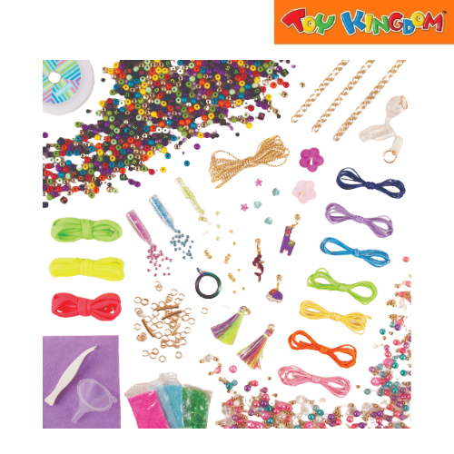 Make It Real Bringing Creativity To Life Mega Jewelry Studio 880pcs Beads And Charms Kit