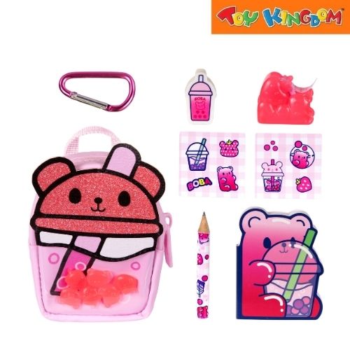 Real Littles Season 9 Scented Surprise Strawberry Boba Backpack