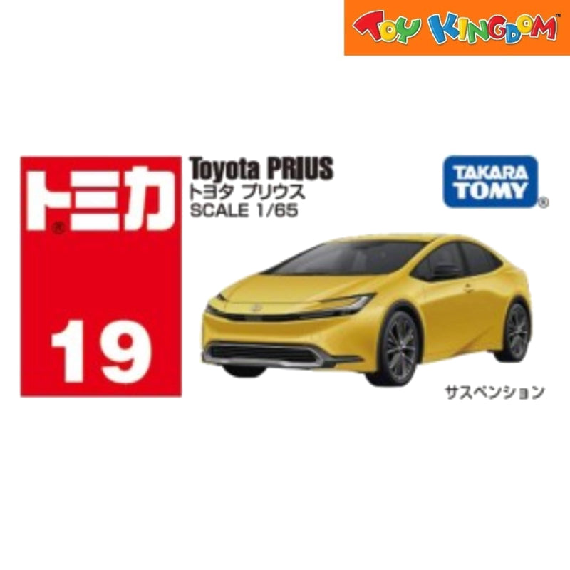 Tomica No.19 Toyota Prius Yellow Die-cast