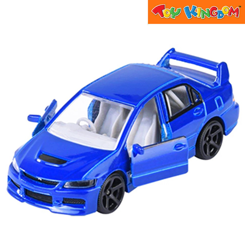 Majorette Mitsubishi Lancer Evolution 9 Blue Japan Series Premium Cars