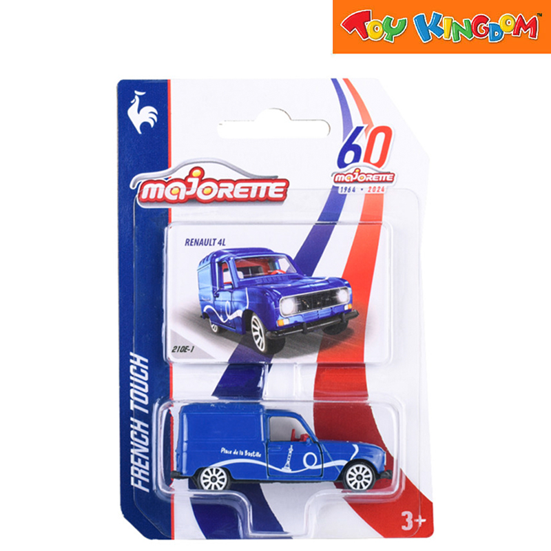 Majorette Renault 4L Blue French Touch Premium Cars