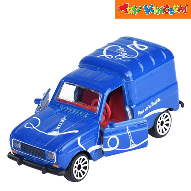 Majorette Renault 4L Blue French Touch Premium Cars