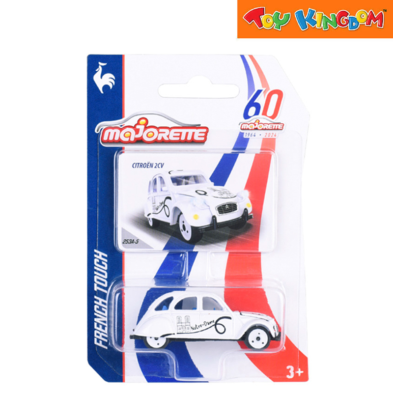 Majorette Citroen 2CV White French Touch Premium Cars