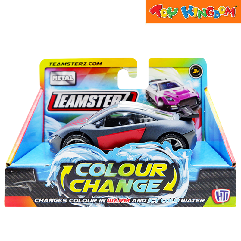 Teamsterz Colour Change Car Gray 4 Inch Die-cast