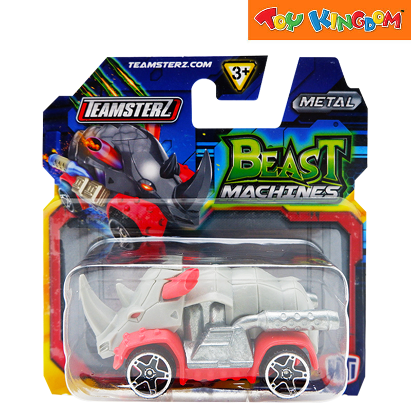 Teamsterz Beast Machines Rhino Gray Die-cast