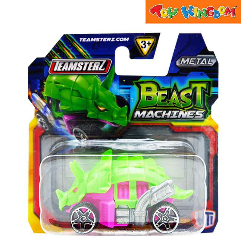 Teamsterz Beast Machines Triceratops Green Die-cast