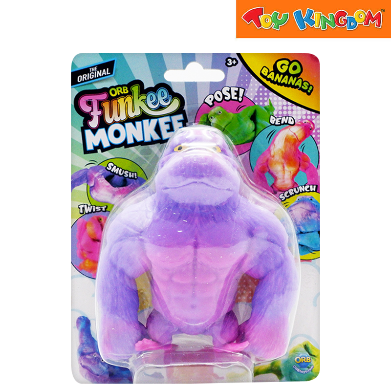 ORB Go Bananas! Funkee Monkee Pink/Purple The Original Squishy Toys