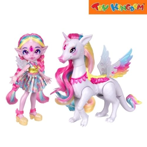 Magic Mixies Shimmerverse Series Season 2 Pixlings Unia & Rainbow Star Doll