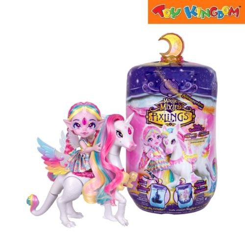 Magic Mixies Shimmerverse Series Season 2 Pixlings Unia & Rainbow Star Doll