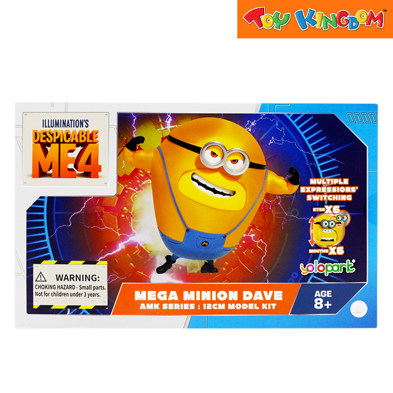 Despicable Me 4 AMK Series Mega Minion Dave Action Figure