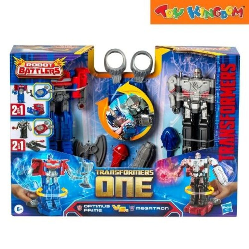 Transformers One Robot Battlers Optimus Prime Vs. Megatron 2in1 Action Figure