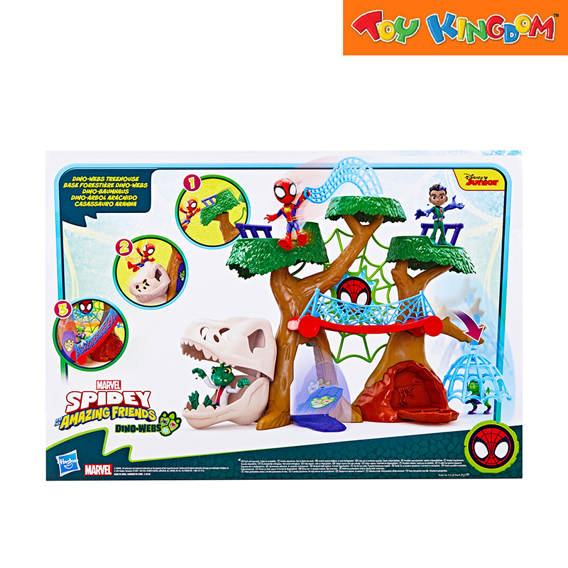 Disney Junior Marvel SAF Dino Webs Treehouse Playset