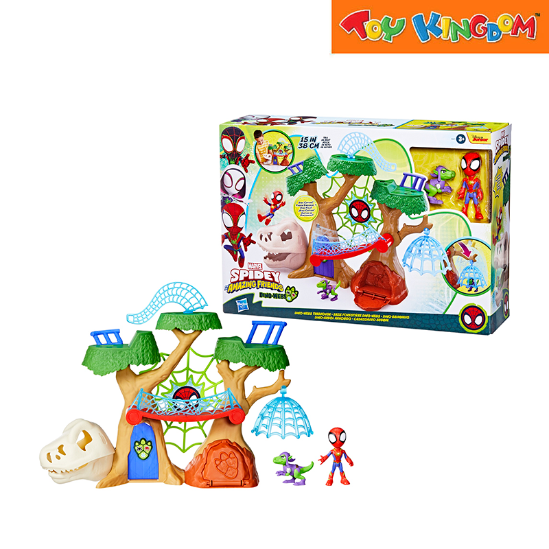 Disney Junior Marvel SAF Dino Webs Treehouse Playset