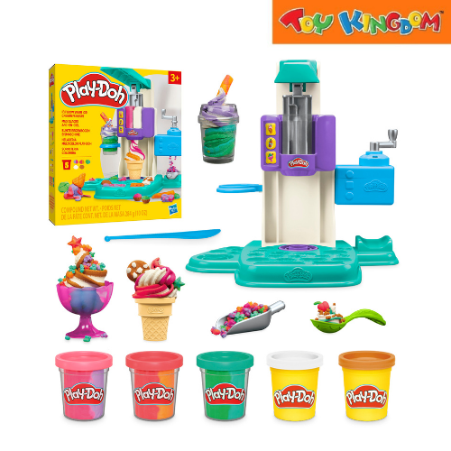 Play Doh Rainbow Swirl Ice Cream Playset Toy Kingdom