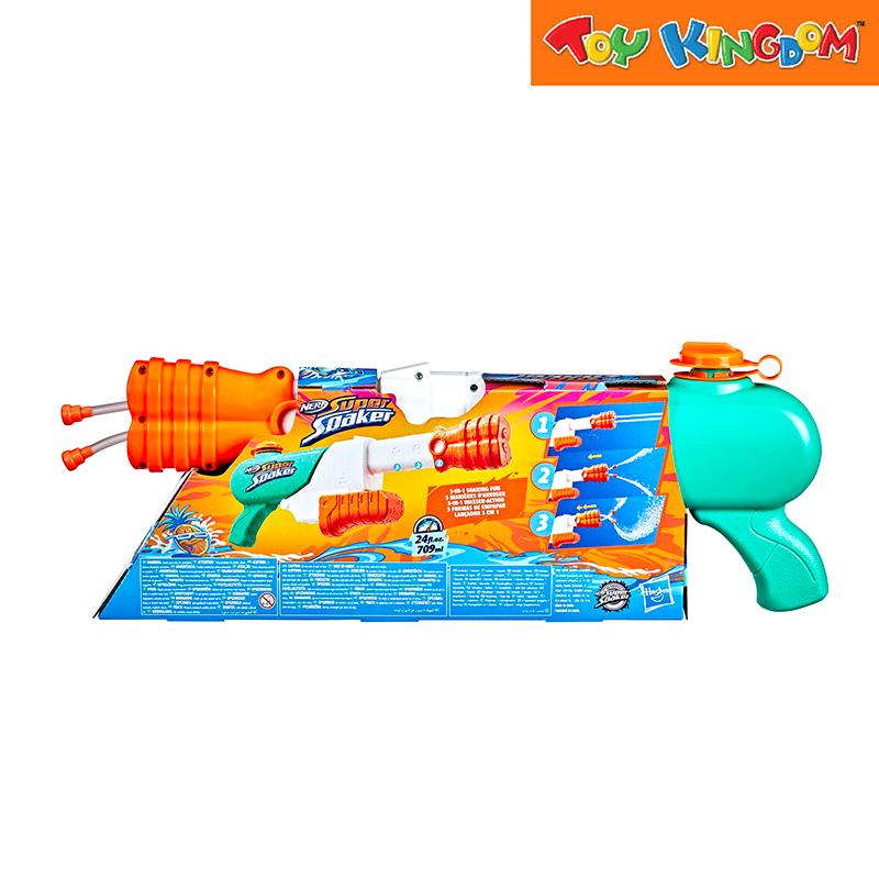 Nerf Super Soaker Hydro Frenzy 3in1 Wild Soakage Blaster