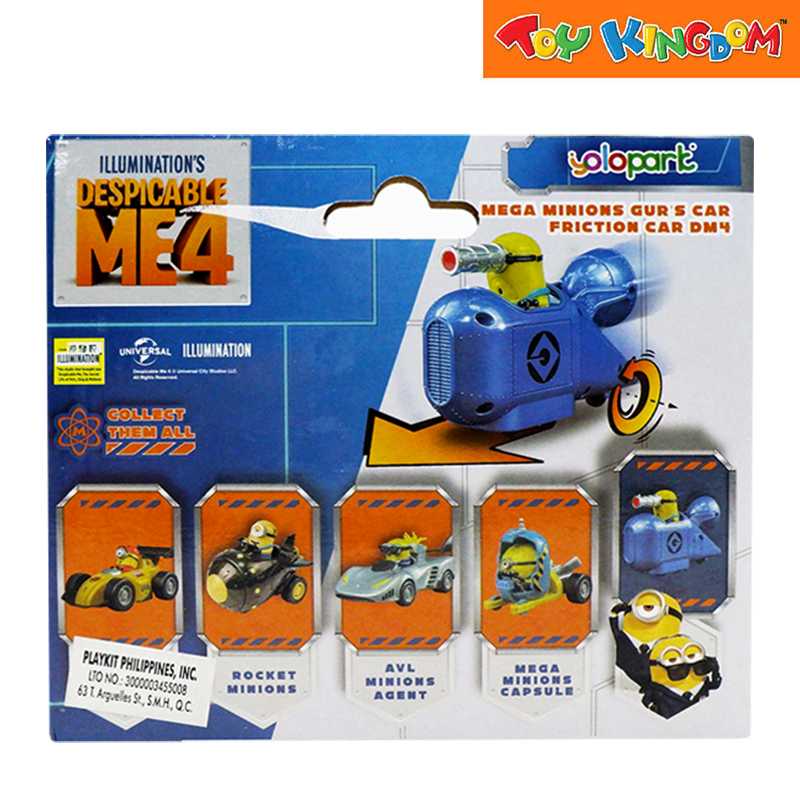 Despicable Me 4 AMK Series Mega Minions Gru`s Car Friction Car