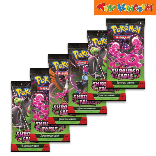 Pokemon Scarlet & Violet Shrouded Fable 6 Booster Packs Trading Card Game