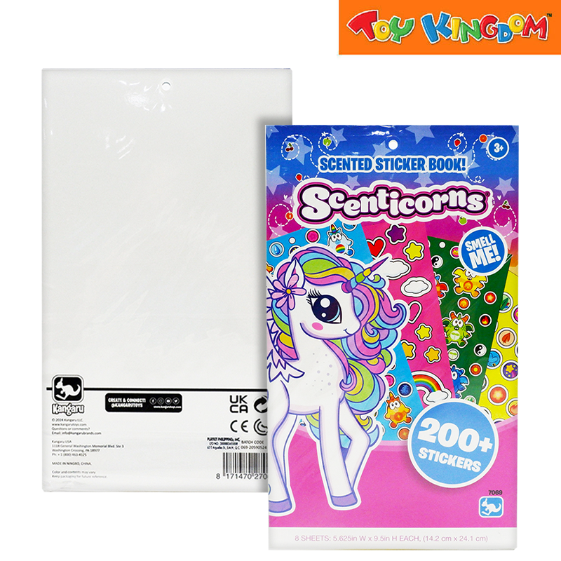 Kangaru Scenticorns Scented Sticker Book