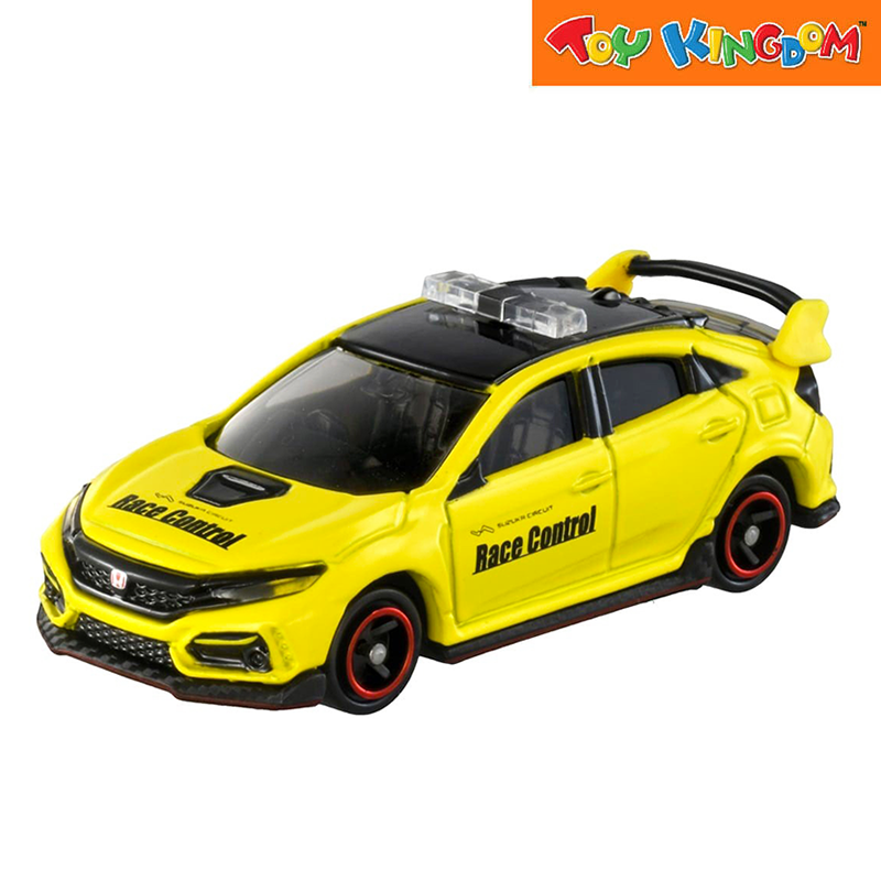 Tomica No.120 Honda Civic Type R Race Control Car Yellow Die-cast