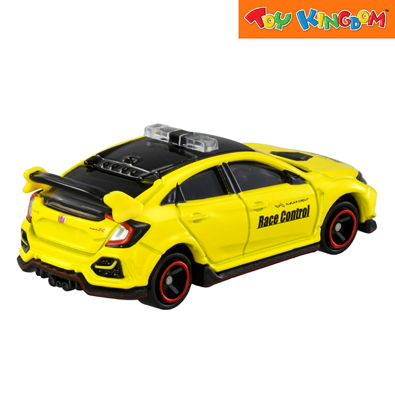 Tomica No.120 Honda Civic Type R Race Control Car Yellow Die-cast