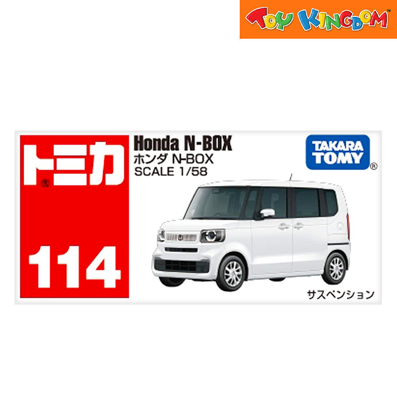 Tomica No.114 Mini Van Honda N-Box White Die-cast