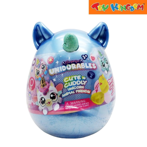 Unidorables Cute N Cuddly Unicorn Animal Friends! Surprise Blue