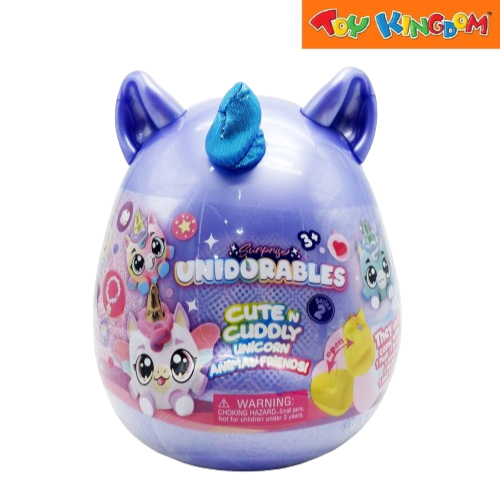 Unidorables Cute N Cuddly Unicorn Animal Friends! Surprise Purple