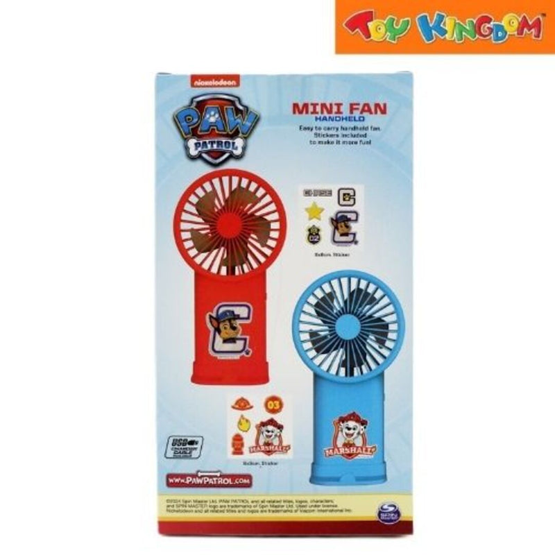 Paw Patrol Chase Red Mini Fan Handheld