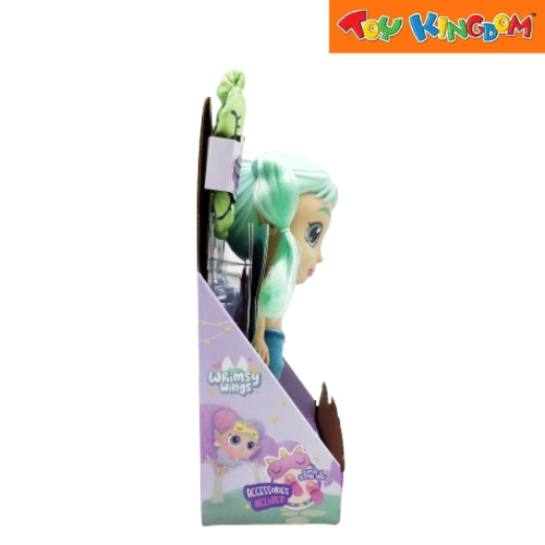 Happy Line Whimsy Wings Fairyland Green Hair Doll