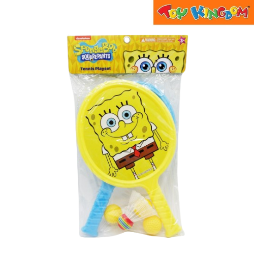 SpongeBob SquarePants Tennis Yellow & Blue Playset