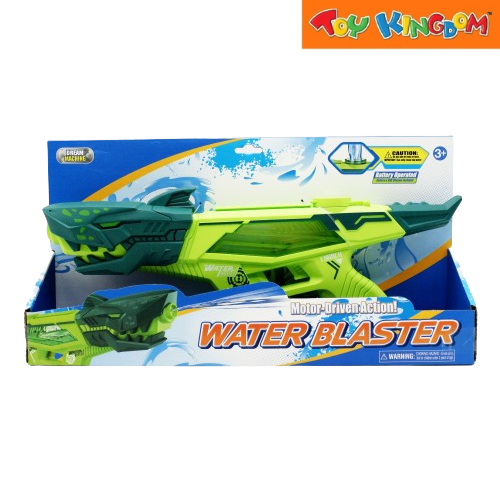 Dream Machine Motor Driven Action Water Gun Green Blaster