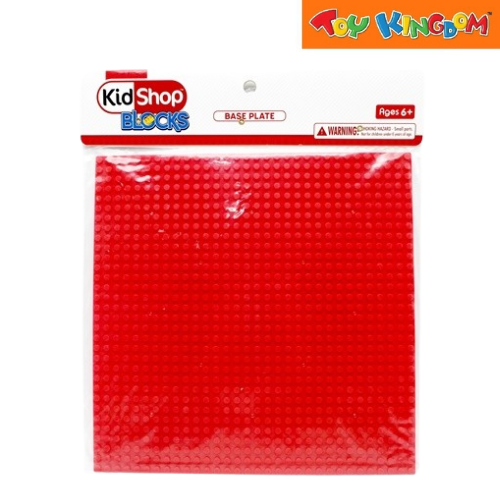 KidShop Red Base Plate Blocks