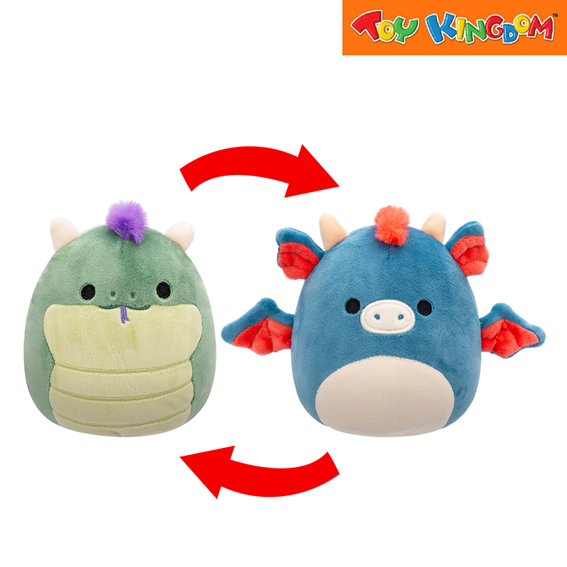 Squishmallows Magtus & Carin Little 5 inch Reversible Plush