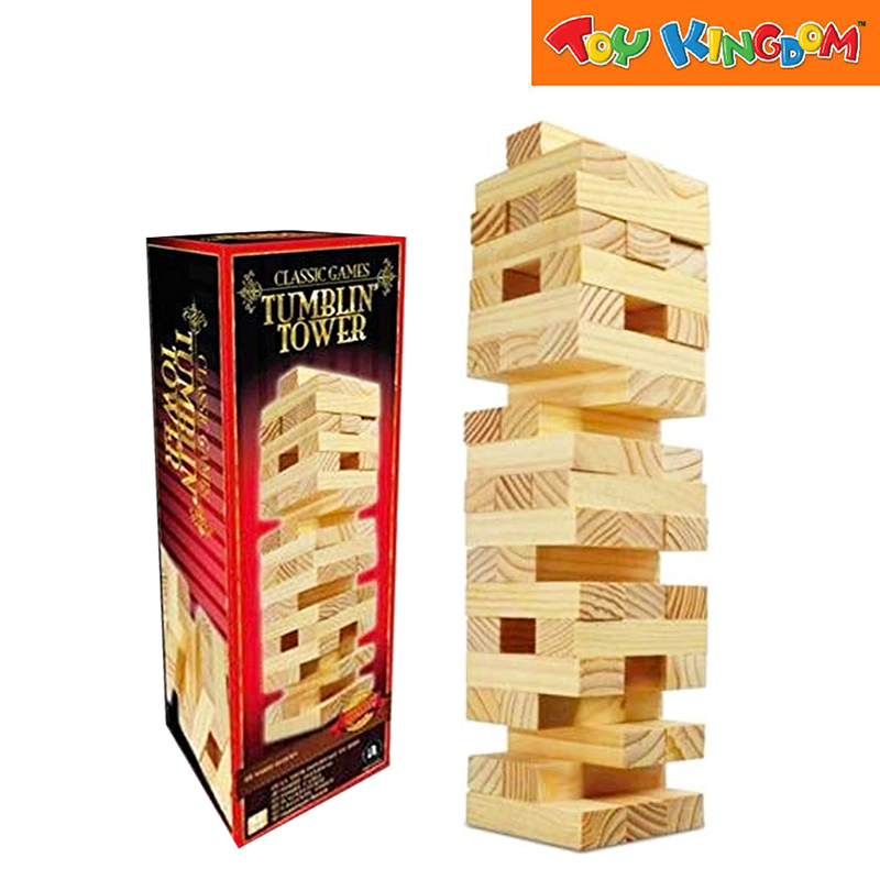 Ambassador Classic Games Tumblin' Tower 48pcs Wood Blocks