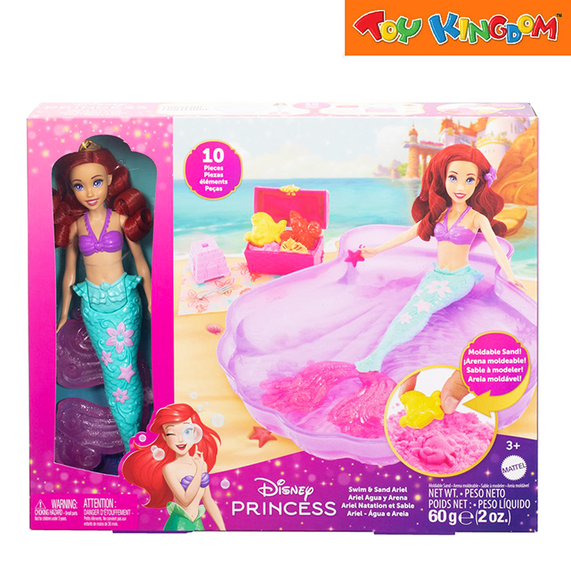 Disney Princess Swim & Sand Ariel Fashion Doll Playset