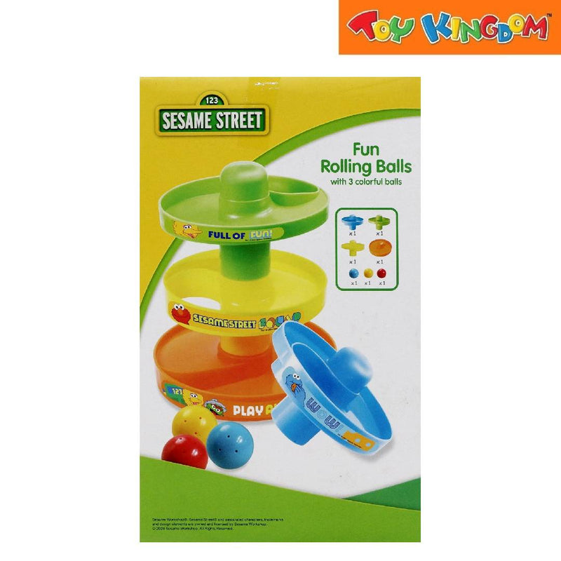 Sesame Street Fun Rolling Balls Playset