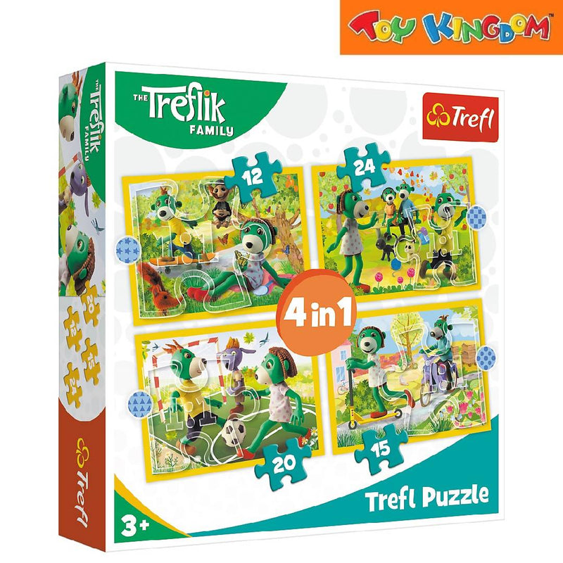 Trefl The Treflik Family 4in1 Jigsaw Puzzles