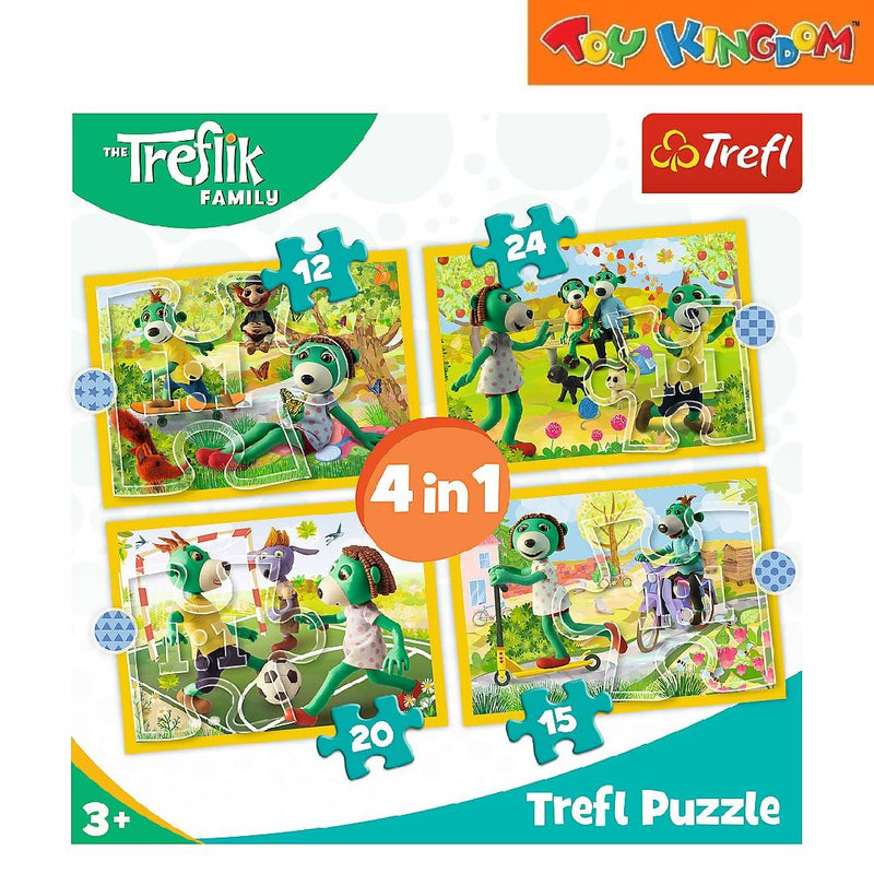 Trefl The Treflik Family 4in1 Jigsaw Puzzles