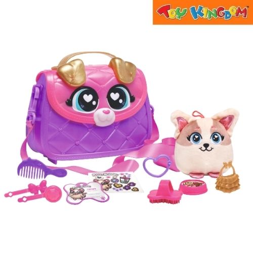 Glam Buddies Puppy Pups Taylor Fuschia Surprise Puppy Purse