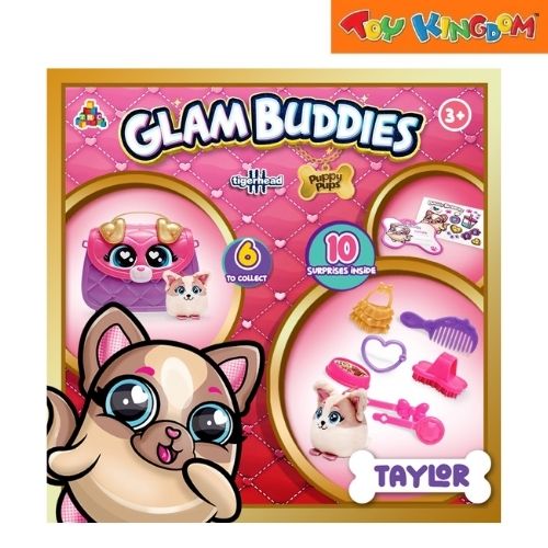 Glam Buddies Puppy Pups Taylor Fuschia Surprise Puppy Purse