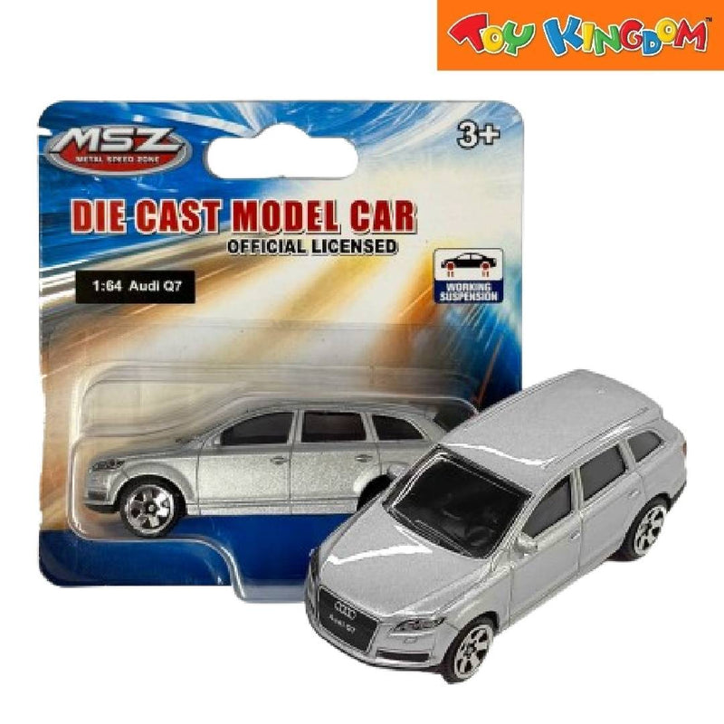 Metal Speed Zone 1:64 Audi Q7 Silver Die-cast