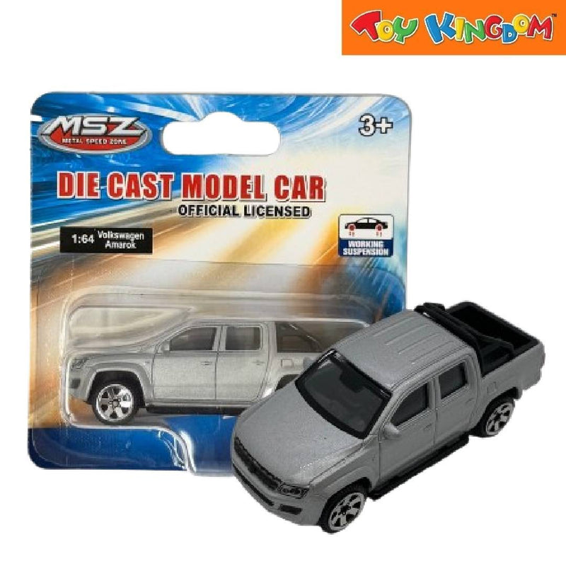 Metal Speed Zone 1:64 Volkswagen Amarok Silver Die-cast