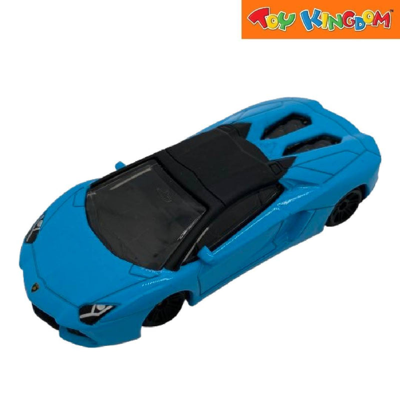 Metal Speed Zone 1:64 Lamborghini LP7000 4 Blue Die-cast