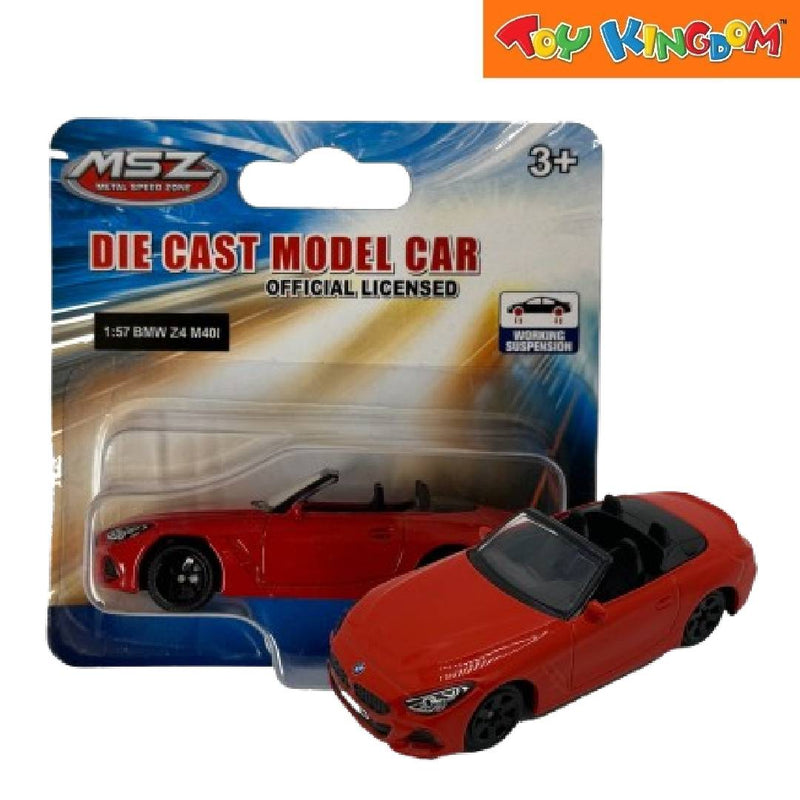 Metal Speed Zone 1:57 BMW Z4 M40i Red Die-cast