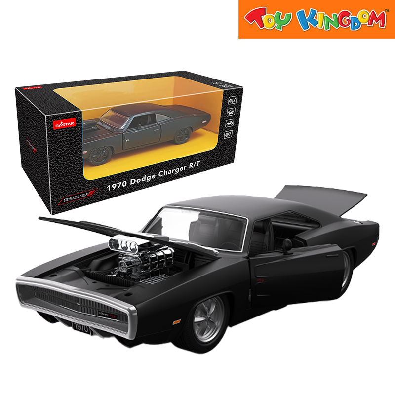 Rastar 64420 R/C 1:36 1970 Dodge Charger R/T With Engine Die-cast