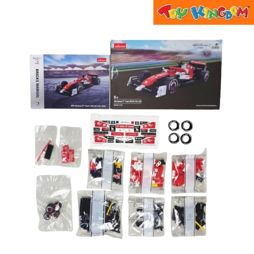 Rastar 1:24 F1 Bricks - Alfa Remeo Formula 1 C42 Red 1:24