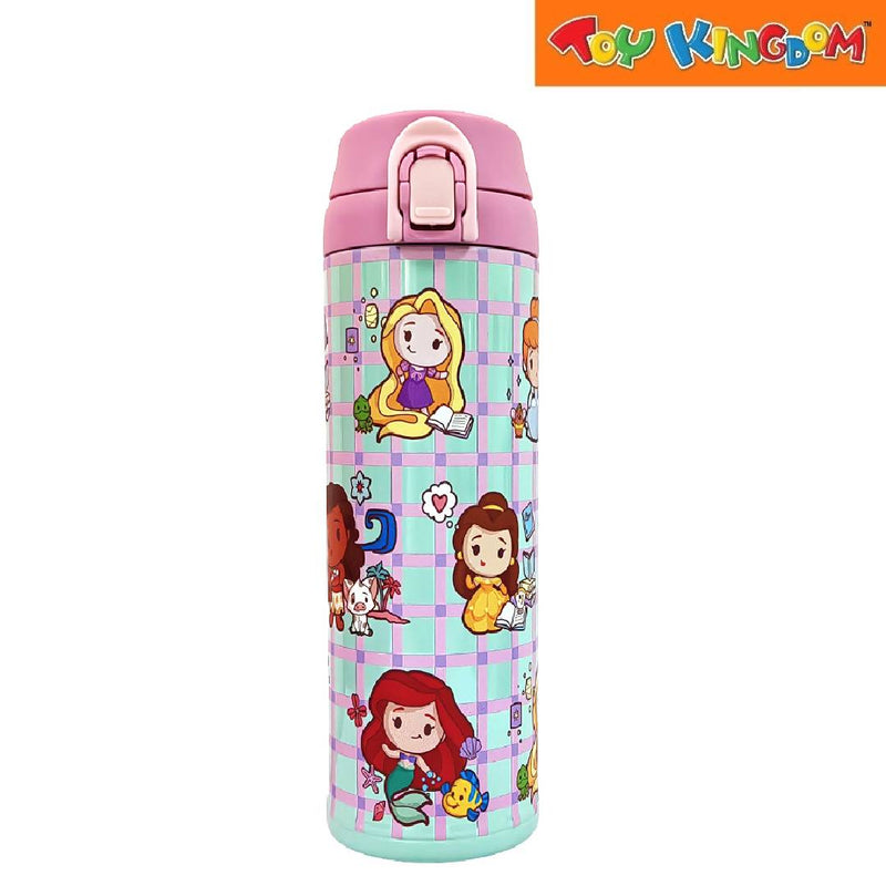 Zippies Lab Disney Princess Princess Chibi Flip-Top Insulated Water Bottle