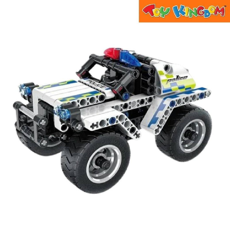 IM.Master Pull Back Police Car 199pcs Building Blocks