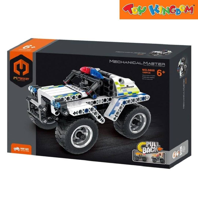 IM.Master Pull Back Police Car 199pcs Building Blocks